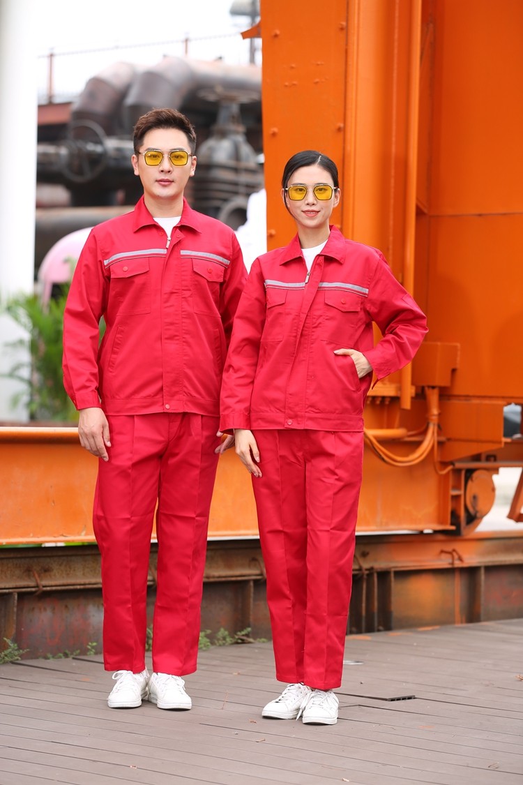 春秋長(zhǎng)袖滌棉工作服