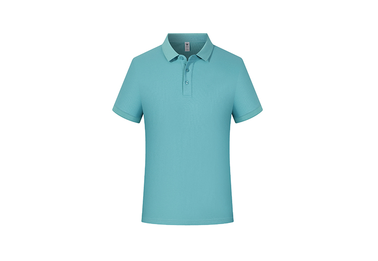 HTSXS-6000杜邦索羅納涼感二級領(lǐng)純色polo翻領(lǐng)T恤